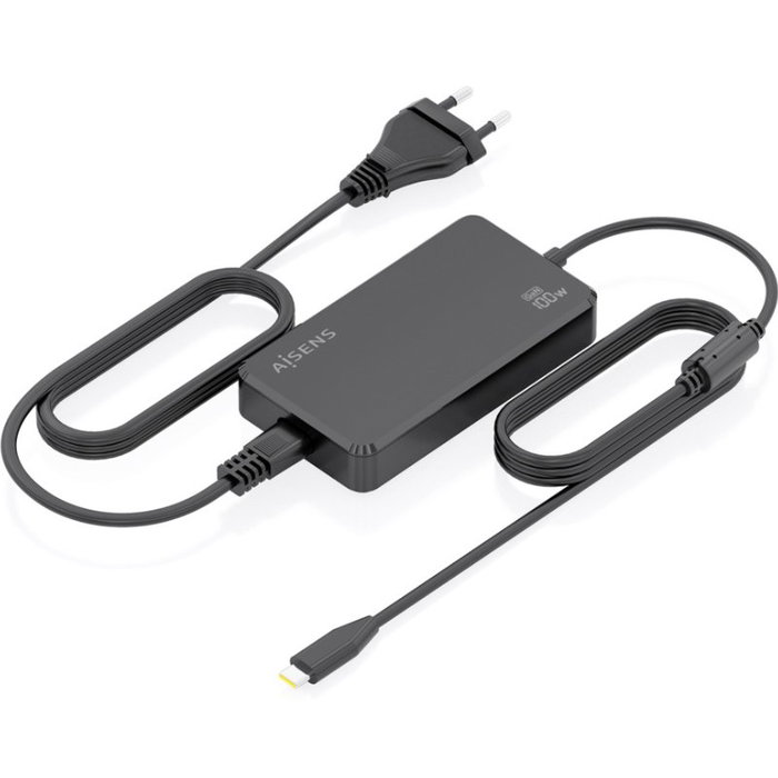 Aisens Cargador de Sobremesa GaN 100W USB-C PD3.0 Negro